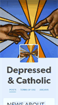 Mobile Screenshot of depressedandcatholic.com